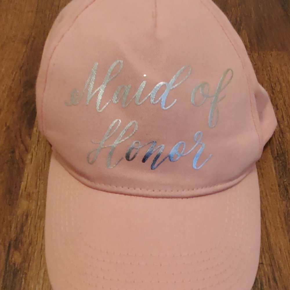 Maid of Honor Pink Adjustable Hat